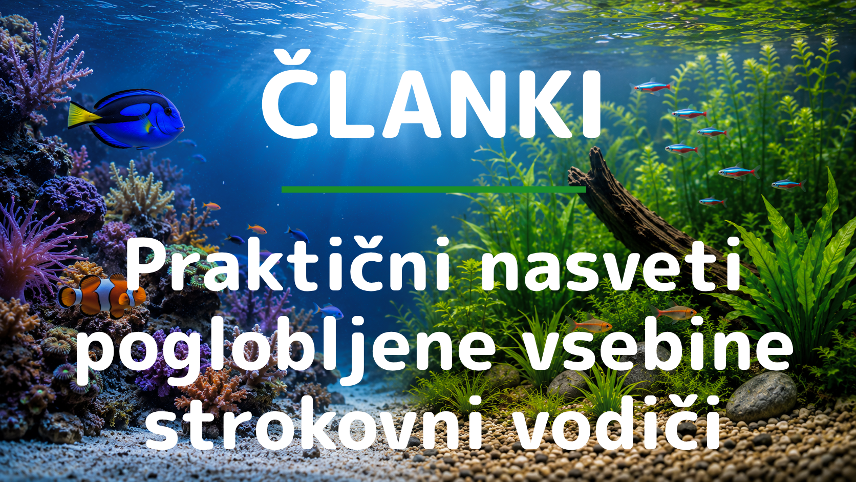 Sladkovodni akvarij za začetnike
